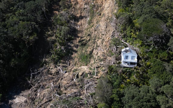 Muriwai flood damage