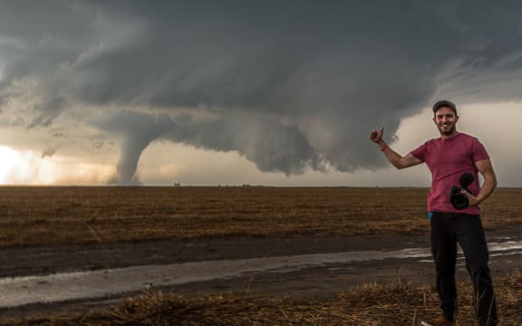 Steve Burrows in Dodge City in Kansas, 2016.