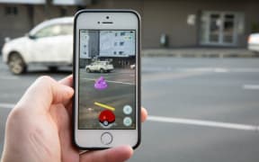 Pokemon Go on a mobile