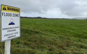 Prime farmland on the lower Waiho Flat near Docherty Creek, about 9km west of Franz Josef.