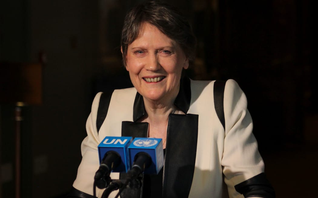 Helen Clark in New York.