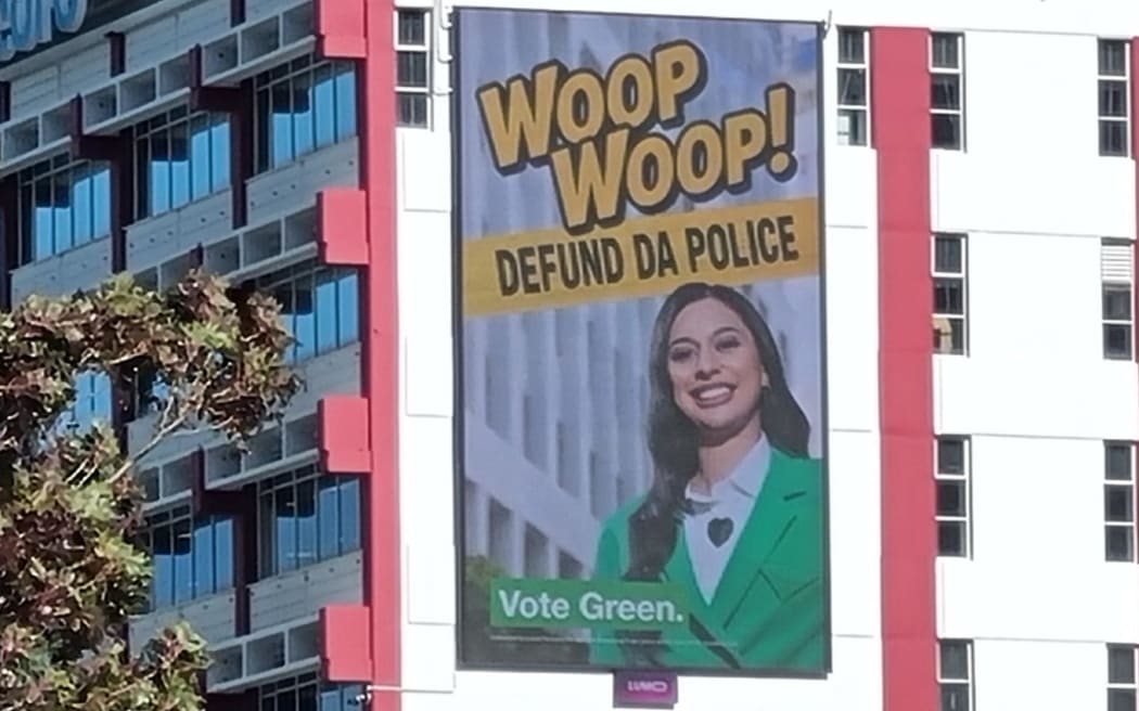 Sensible Sentencing Trust's billboards on Whitmore St.