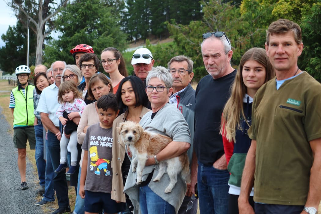 More than 100 residents opposed an increase in quarrying in the Omaka Valley.