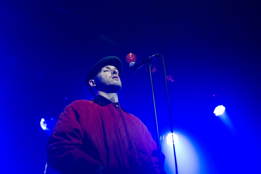 Tom Scott of Avantdale Bowling Club, on stage at the Powerstation 2019.