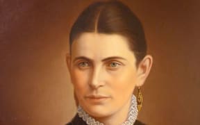 The portrait of Miriam Partridge by Gottfried Lindauer.