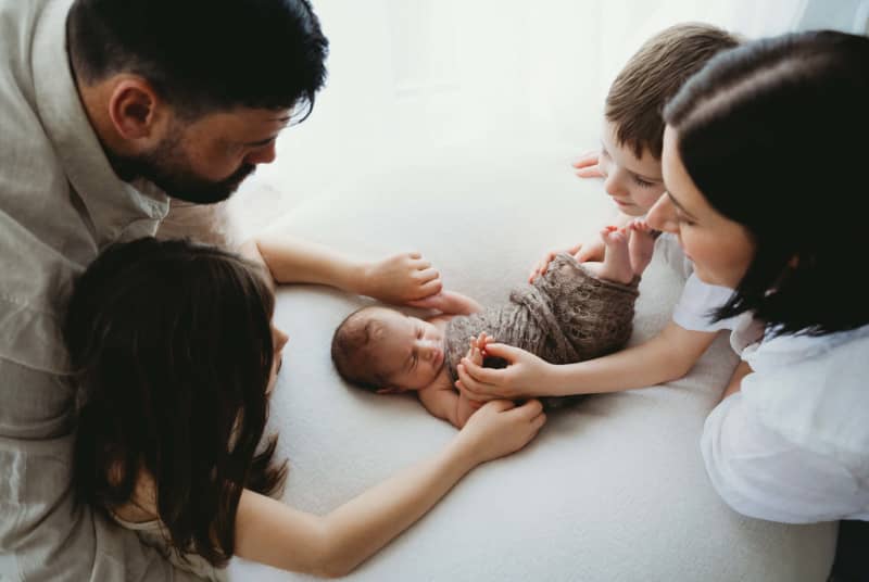 Hayley Lyttle and her family.