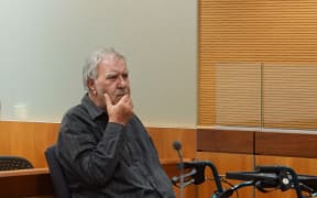 Former Tapawera Area School deputy principal Iain Anderson during sentencing on historic sex charges in the Nelson District Court.
