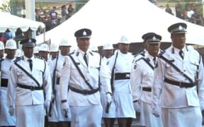 Samoa Police guard of honour