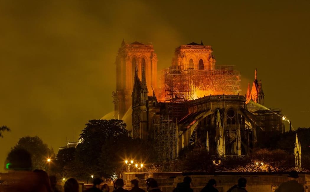 Cathedral of Notre-Dame (Notre Dame) burning 15/04/2019 ©Julien FAURE/Leextra via Leemage