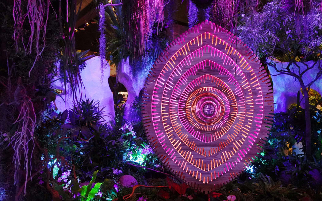 Jules Moore's Portal to Paradise won first place in the fantasy garden category at the Singapore Garden Festival.