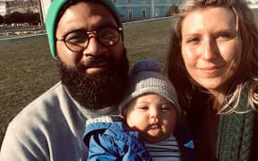 Will Hafu, Kate Woodward, baby Noah