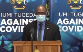 Solomon Islands Minister of Health, Culwick Togamana.