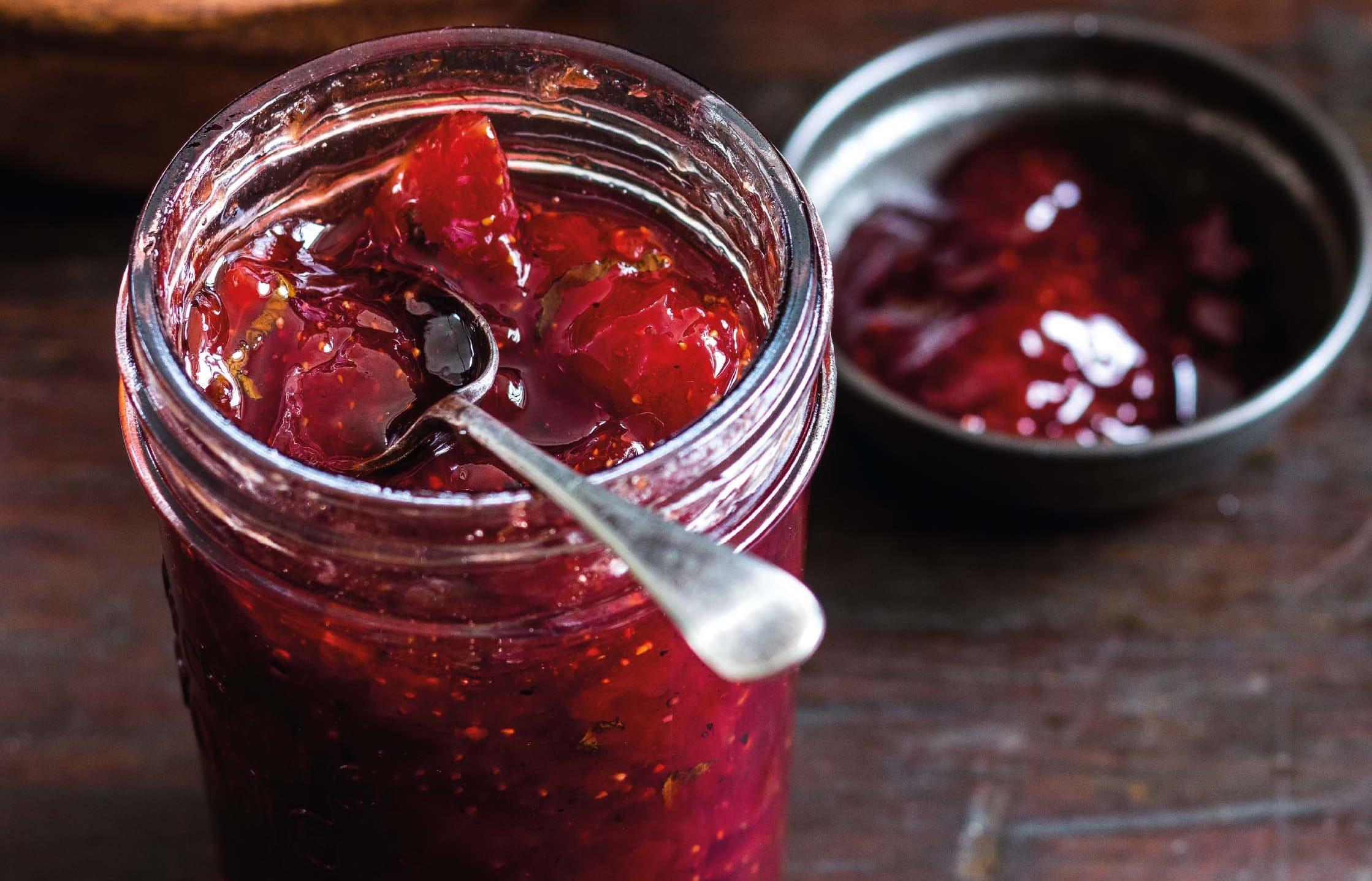 Strawberry, vanilla and mint jam by Kirsten Day