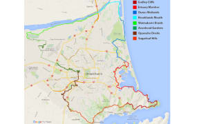 Christchurch 360 trail Map