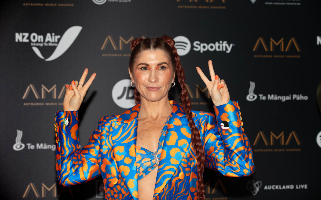 MC Tali at Aotearoa Music Awards (AMA) 2024