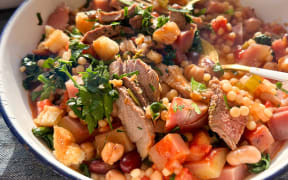Cous cous lamb bowls