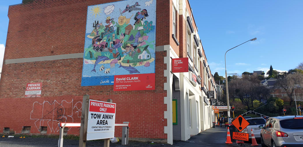 David Clark's Dunedin North electorate office