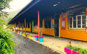 One of the schools damaged by arson during the May 2024 riots, in Nouméa’s Ducos area, will not re-open as yet - PHOTO NC la 1ère