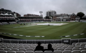 Rain at the cricket.