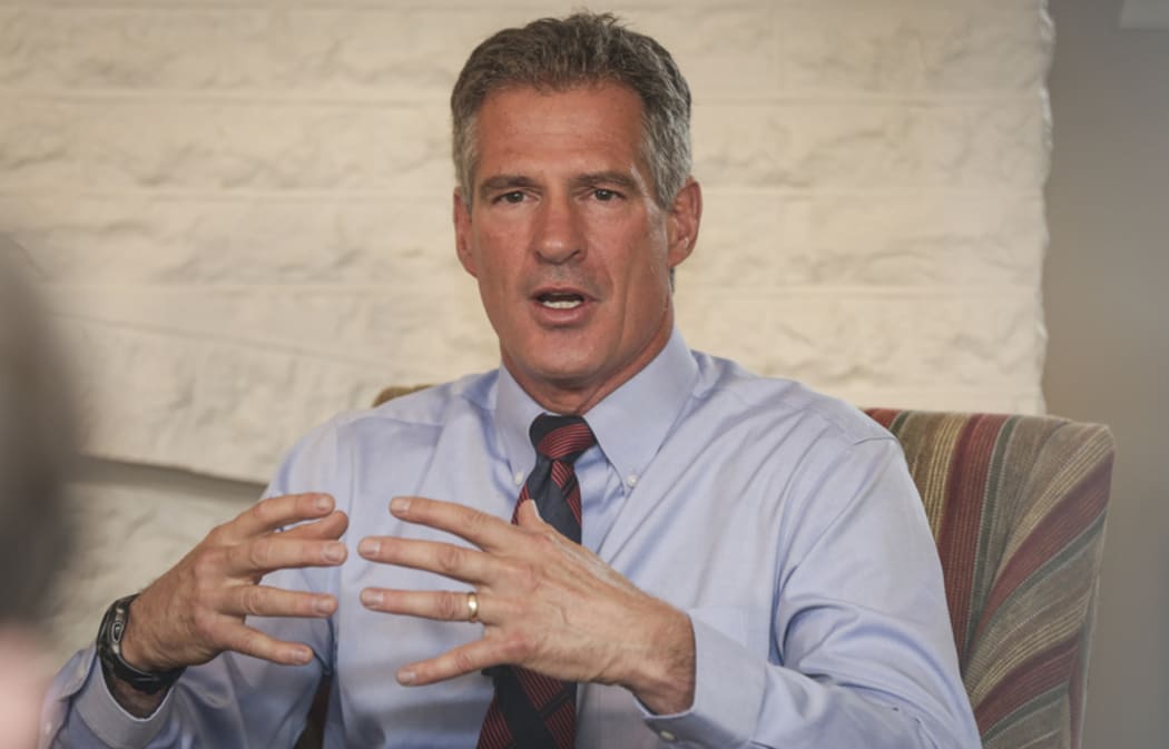 Scott Brown, US Ambassador to New Zealand at his Lower Hutt home.