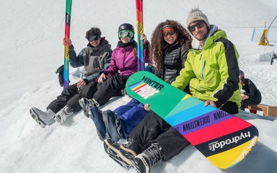 Skiers revel in the conditions.