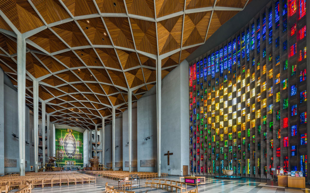 Coventry Cathedral Interior, West Midlands, UK