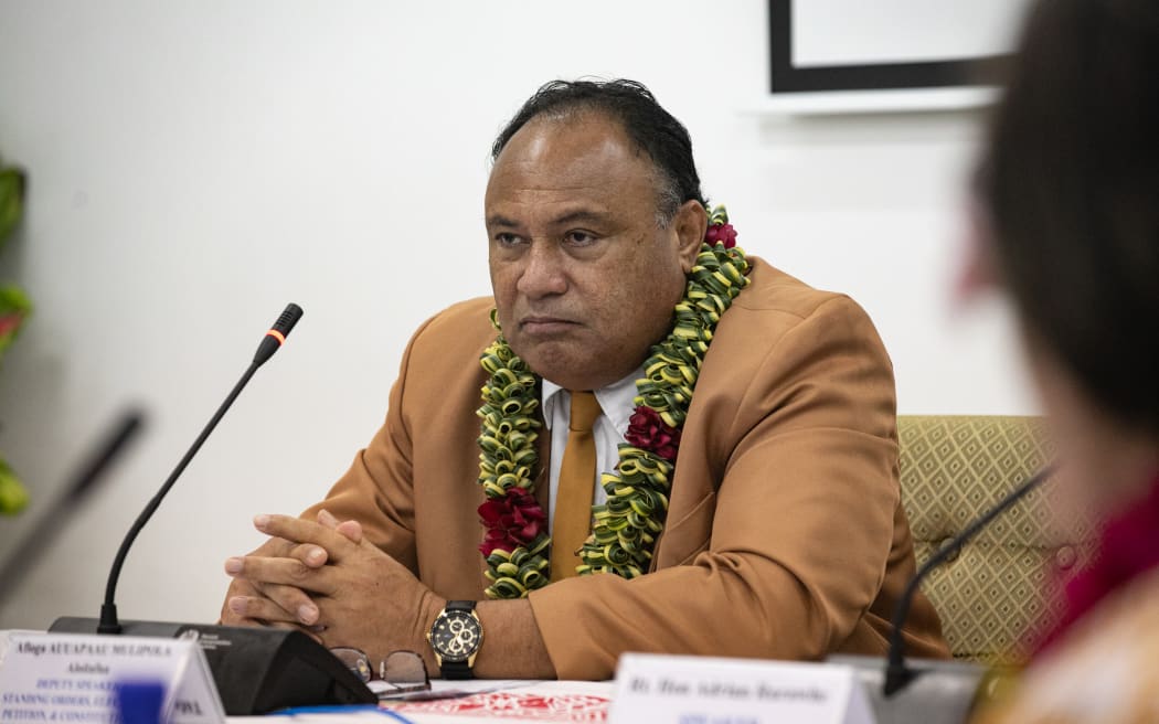 Samoa's Deputy Speaker of Parliament, Auapaau Mulipola Aloitafua. 11 July 2023.