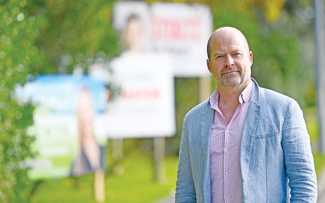 Gisborne councillor Tony Robinson believes people standing for council who don’t already have a profile in the community are disadvantaged by election hoarding regulations.