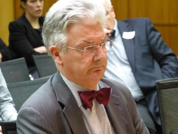 Peter Dunne before the privileges Committee.