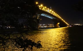Auckland harbour bridge.