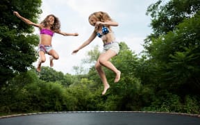 More than 300 children are hospitalised each year due to trampoline injuries.