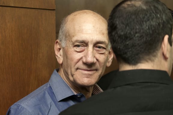 Former Prime Minister Ehud Olmert.