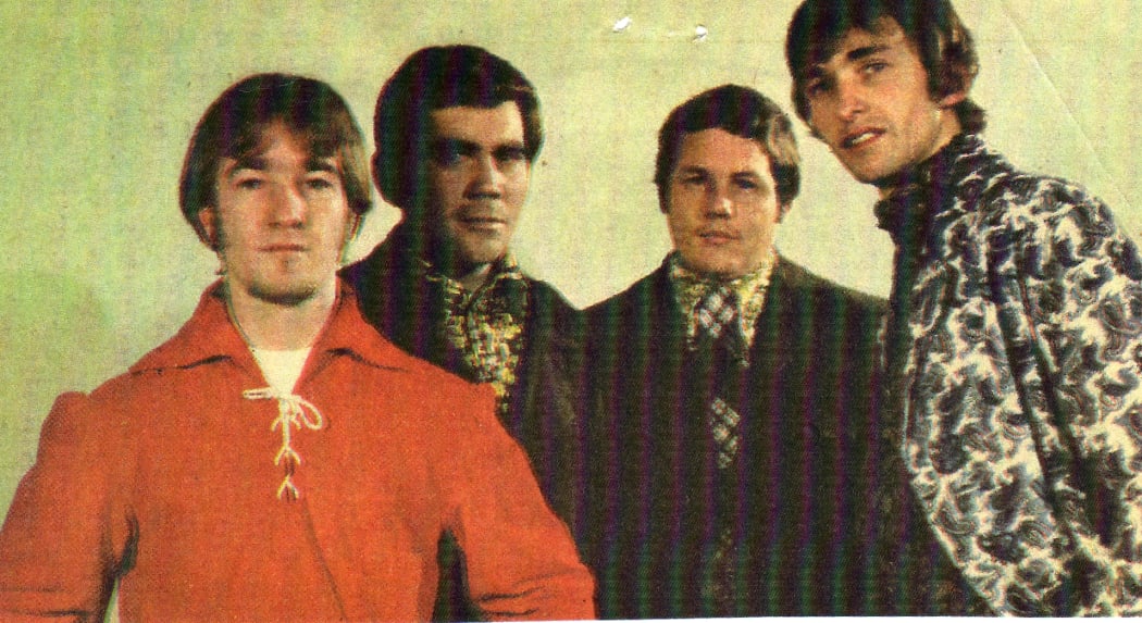 Ray Wolfe (right) and bandmates