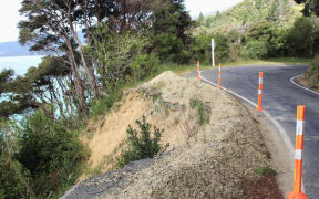 Kenepuru Road reopened to the public on 17 December, but parts of the road are still hard to navigate.