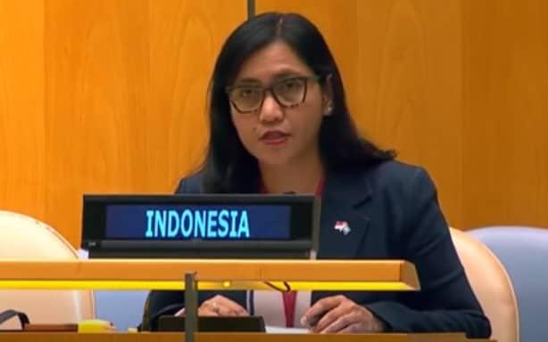 Nona Gae Luna, seorang Penasihat Menteri di Misi Permanen Indonesia untuk PBB di New York.