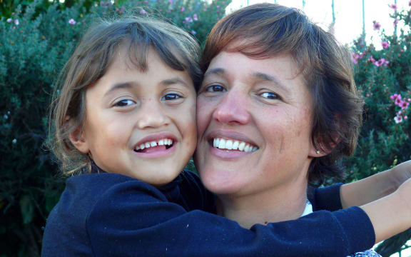 Dr Maraea Hunia and her granddaughter Puhi.