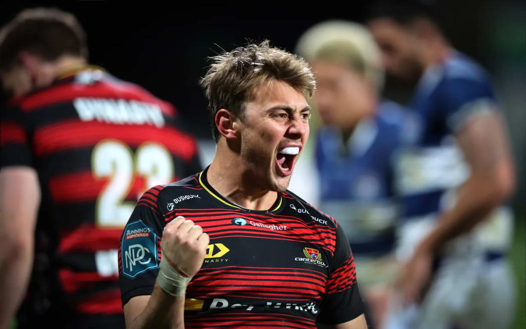 Louie Chapman celebrates.
