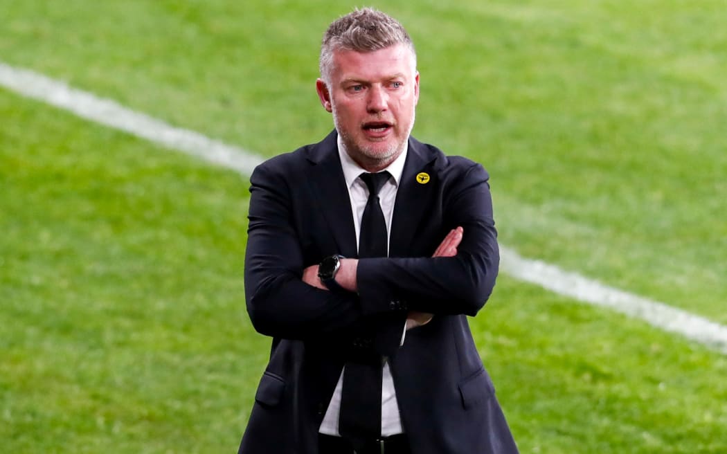 Ufuk Talay, coach of the Phoenix during the A-League match,  Perth Glory v Wellington Phoenix at Bankwest Stadium, Wednesday 22nd July 2020 Copyright Photo: David Neilson / www.photosport.nz