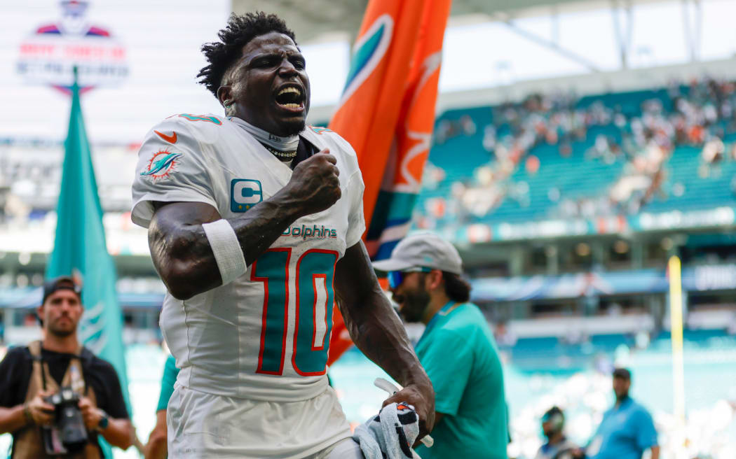 Miami Dolphins wide receiver Tyreek Hill.