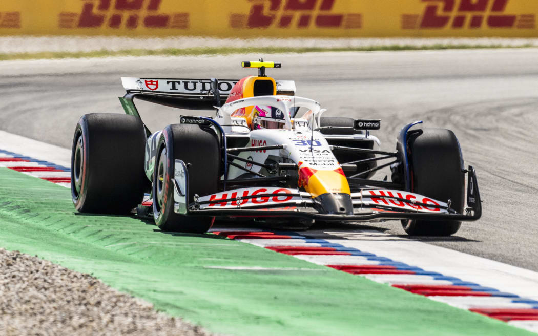 Liam Lawson of Racing Bulls at the Spanish Grand Prix, 2025.