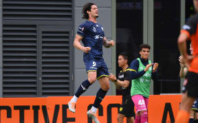 Oskar Zawada of the Phoenix celebrates a goal