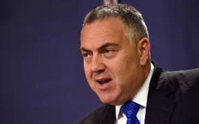 Former Australian Treasurer Joe Hockey speaks during a press conference in Sydney on September 2, 2015.