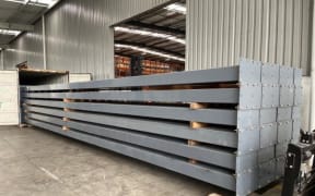 Police and Customs have seized 515kg of meth concealed in steel beams.