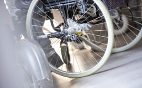 Close up shot of a man in a wheelchair (Photo by Pancake Pictures / Connect Images / Connect Images via AFP)
