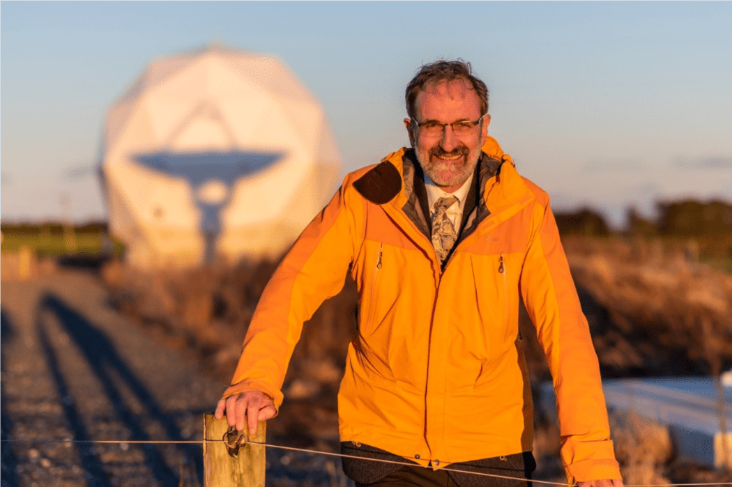 Robin McNeill at Awarua Ground Station