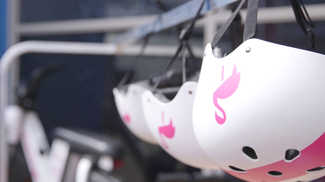 Flamingo e-scooter helmet, electric bike