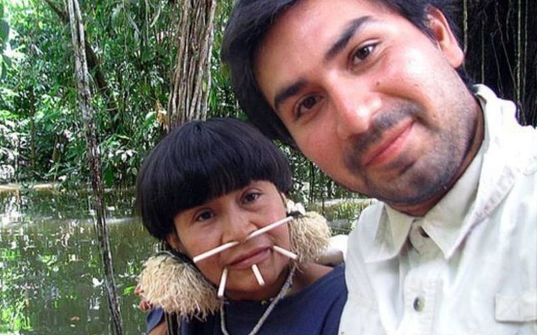 David Good and his mother