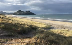Pauanui Beach on the day before lockdown