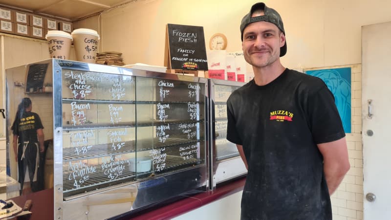 John Williams of Muzza's Pies.