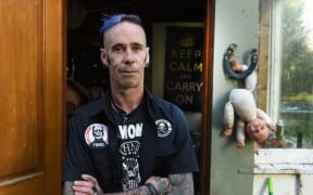 Self-acknowledged suspect in the killing of miniature horse Star, Reg Ozanne, at his Waitati home yesterday.